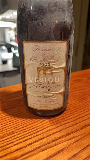 Beaujolais Morgon Domaine Clos St Paul 1998