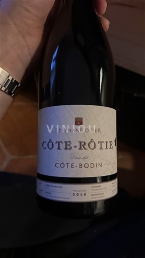 Rhône Valley Côte-Rôtie Stéphane Ogier Côte-Bodin 2016