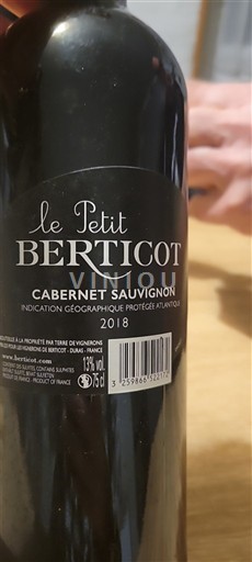 Aquitaine e Charentes Atlântico Berticot Le Petit Berticot 2018