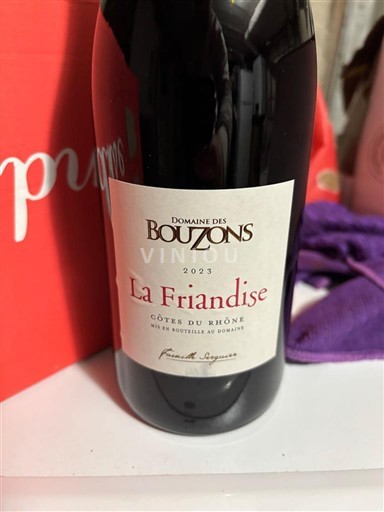 Rhônen laakso Côtes-du-rhône Domaine S Bouzons La Friandise 2023