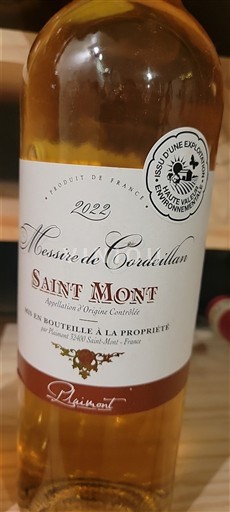 Sydvestfrankrig Saint-Mont Plaimont Messire de Cardeillan 2023