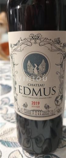 Bordeaux Saint-Émilion Grand Cru Grand Cru Château Edmus 2019