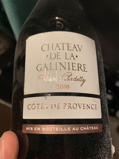 Provence Côtes de Provence Château La Galinière Badetty 2016