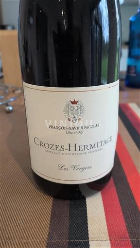 Valle del Ródano Crozes-Hermitage François-Xavier Nicolas Les Vergers 2020
