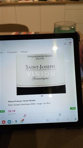 Thung lũng Rhône Saint-Joseph François-Xavier Nicolas Granitiques 2024