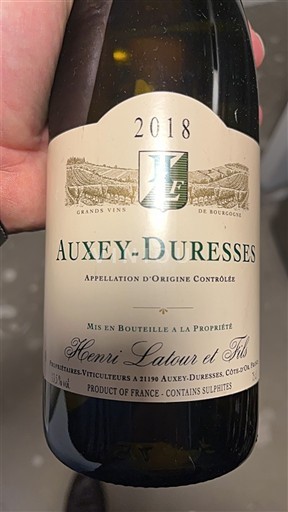 Borgogna Auxey-Duresses Henri Latour et Fils 2018