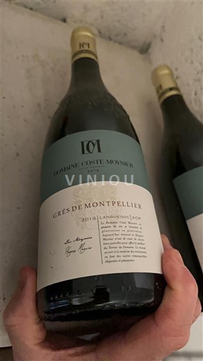 Vini Rouge sec Domaine Coste Moynier 2019 Francia Linguadoca Grès di Montpellier AOC