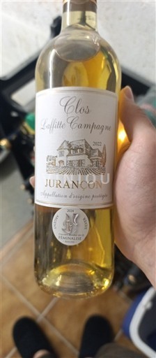 Sydvestfrankrig Jurançon Clos Lafitte Campagne 2022