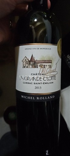 Bordéus Lussac-Saint-Émilion Château La Grande Clotte 2013