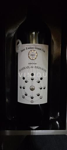 Bordeaux Saint-Émilion Grand Cru Château Barrail de Brisson 2015