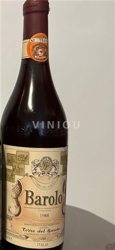 Piemonte Barolo Terre del Barolo 1988