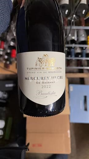 Burgundia Mercurey Premier Cru Tupinier-Bautista En Sazenay Bautista 2022