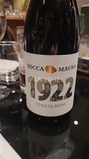 Vini Rouge sec 1922 Rocca Maura 2024 Francia Valle del Rodano Côtes-du-Rhône AOC