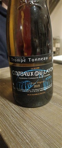 Thung lũng sông Loire Coteaux-du-layon Domaine Trompe Tonneau Les Vignes 2019