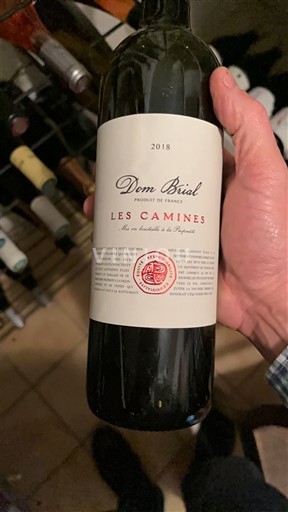 Roussillon Côtes-du-Roussillon Dom Brial Les Camines 2018