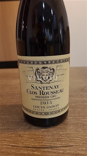 Bourgogne Santenay Premier Cru Louis Jadot Clos Rousseau 2015
