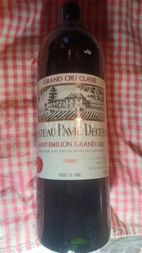 Bordeaux Saint-Émilion Grand Cru Grand Cru Château Pavie Decesse 1986