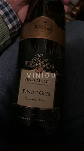 Alsace Pinot Grigio Cave d'Ingersheim Collection Privée 2019