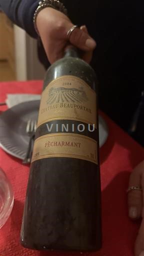 Zuidwest-Frankrijk Pécharmant Château Beauportail 2004