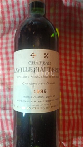 Bordeaux Pessac-Léognan Grand Cru Château Laville Haut-Brion 1988