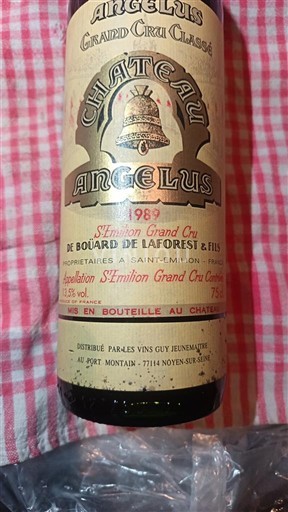Bordeaux Saint-Émilion Grand Cru Grand Cru Angélus 1989