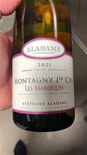 Borgogna Montagny Premier Cru Stéphane Aladame Les Maroques 2021