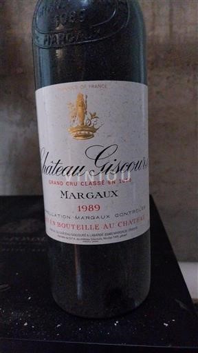Бордо Марго Grand Cru Château Giscours 1989