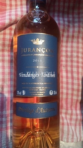 Sud-Ovest Jurançon Privilège d'Automne 2018