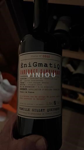 Bordeaux Famille Gillet Queyrens Enigmatiq 2016