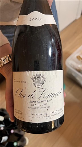 Bourgogne Clos-de-vougeot Grand Cru Domaine Jean Tardy et Fils 2005
