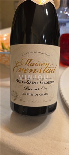 Bourgogne Nuits-saint-georges Premier Cru Maison Evenstad Les Rues de Chaux 2017