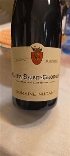 Bourgogne Nuits-saint-georges Domaine Nudant 2016