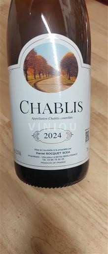 Borgogna Chablis Daniel Bocquet SCEA 2024