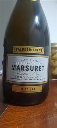 Vêneto Conegliano Valdobbiadene Prosecco MARSURET Il Soler 2024