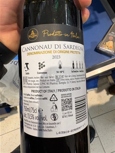 Sardaigne Cannonau di Sardaigne Marrone 2023