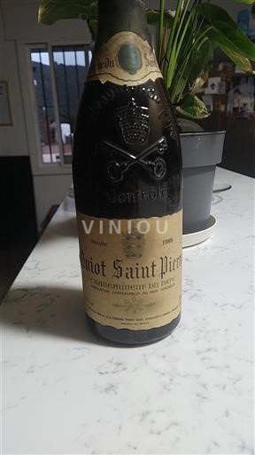 Vale do Ródano Châteauneuf-du-Pape Quiot Saint Pierre Réserve du saint père 1989