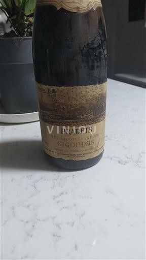 Rhône Valley Gigondas Pradets 1989