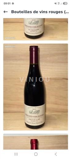 Borgonha Pernand-vergelesses Domaine Nis Père et Fils Les Combottes 2018