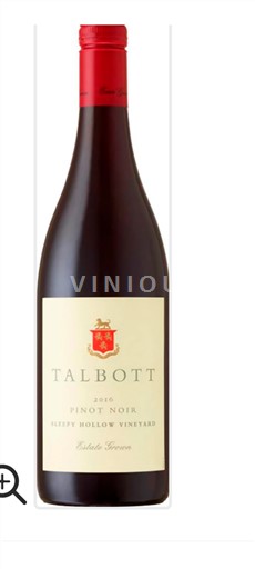 Kalifornialaiset AVA:t Santa Lucia Highlands Talbott Sleepy Hollow Vineyard 2016