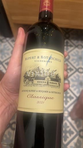 Região Costeira Franschhoek Rupert & Rothschild Classique 2021