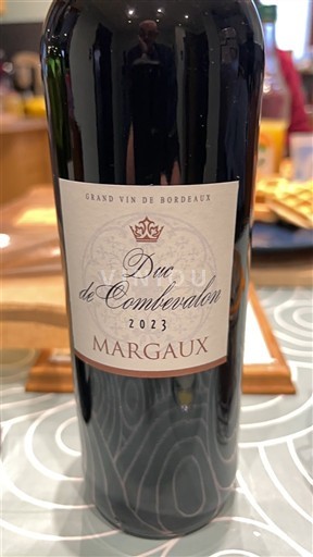 Bordeaux Margaux Duc de Comberalon 2023