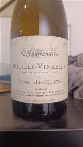 Bourgondië Pouilly-vinzelles La Soufrandière Climat Les Quarts 2015