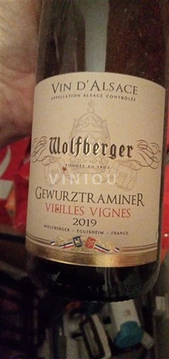 Elsass Wolfberger Gewurztraminer Vieilles Vignes 2019