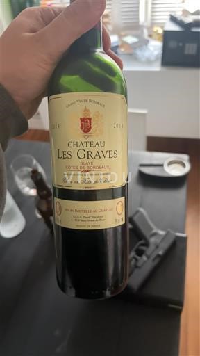 Bordeaux Blaye-Côtes-de-Bordeaux Château Les Graves 2014
