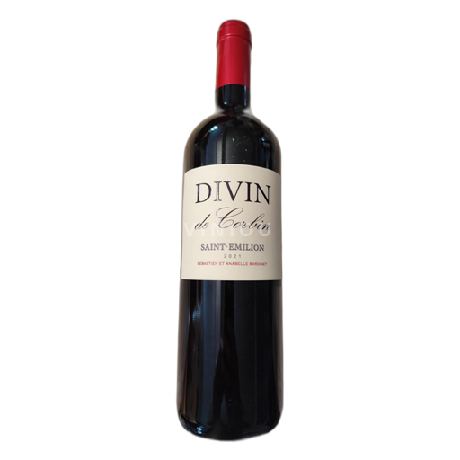 Bordeaux Saint-Émilion Divin de Corbin 2021