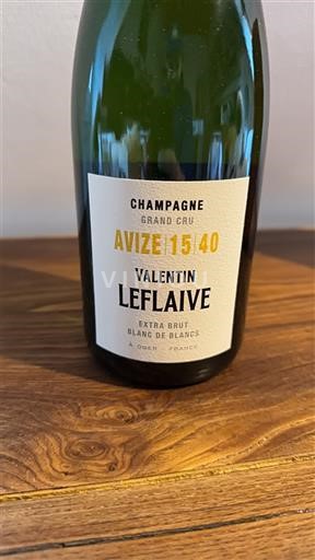 Champagne Valentin Leflaive Avize 15 40 Non Millésimé