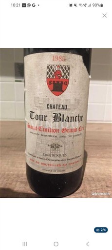 Bordeaux Saint-Émilion Grand Cru Grand Cru Château Tour Blanche 1985