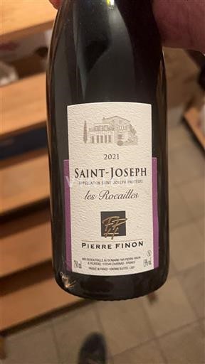 Thung lũng Rhône Saint-Joseph Pierre Finon Les Rocailles 2021