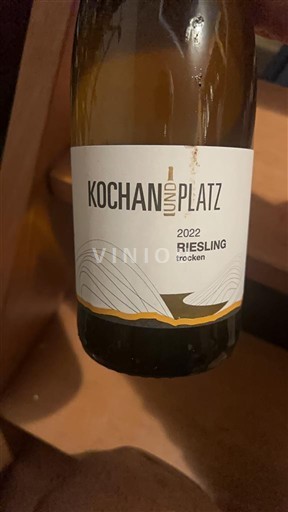 Moselle Mosel Kochan und Platz Riesling trocken 2022