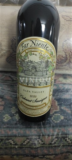 Kalifornské AVA Napa Valley Far Niente Cabernet Sauvignon 2020